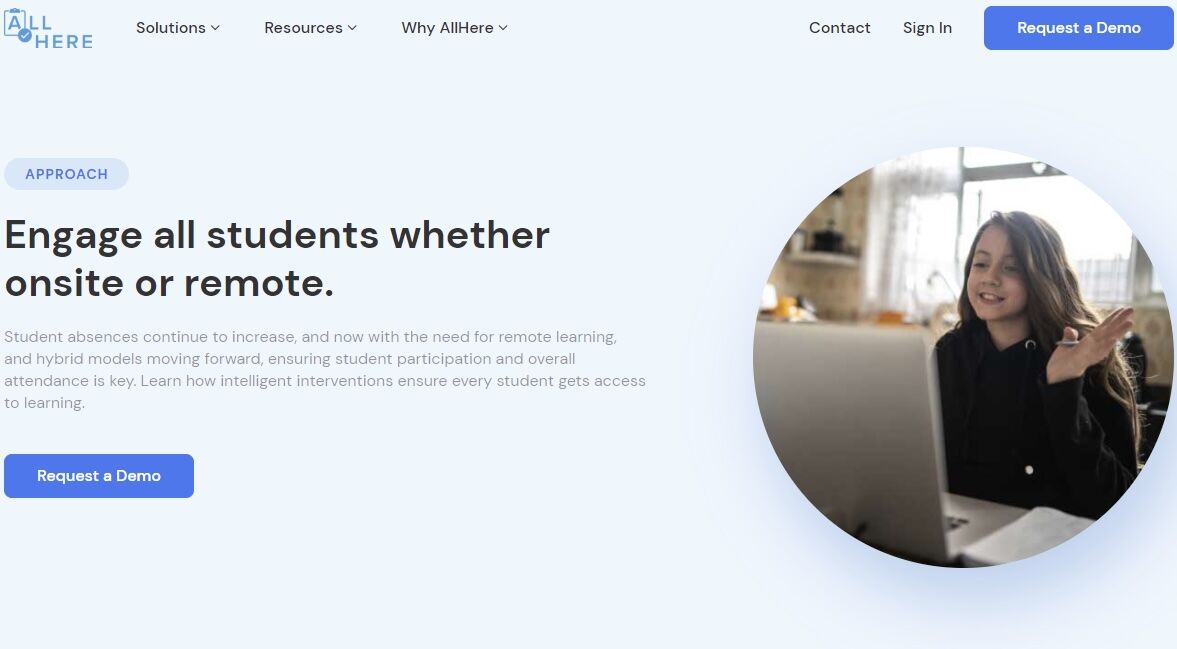 AllHere, WordPress redesign in 10 days